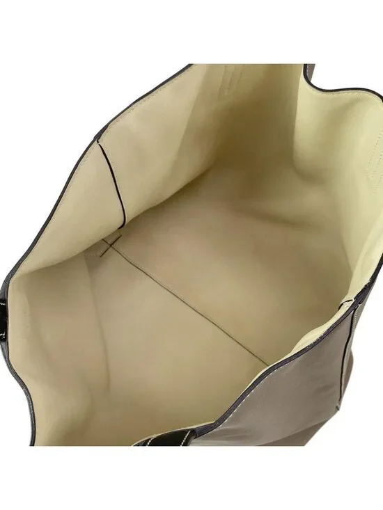 Hermes Tote Double Sens 45 Etoupe Cles Black Reversible Tricolor - Picture 10 of 16